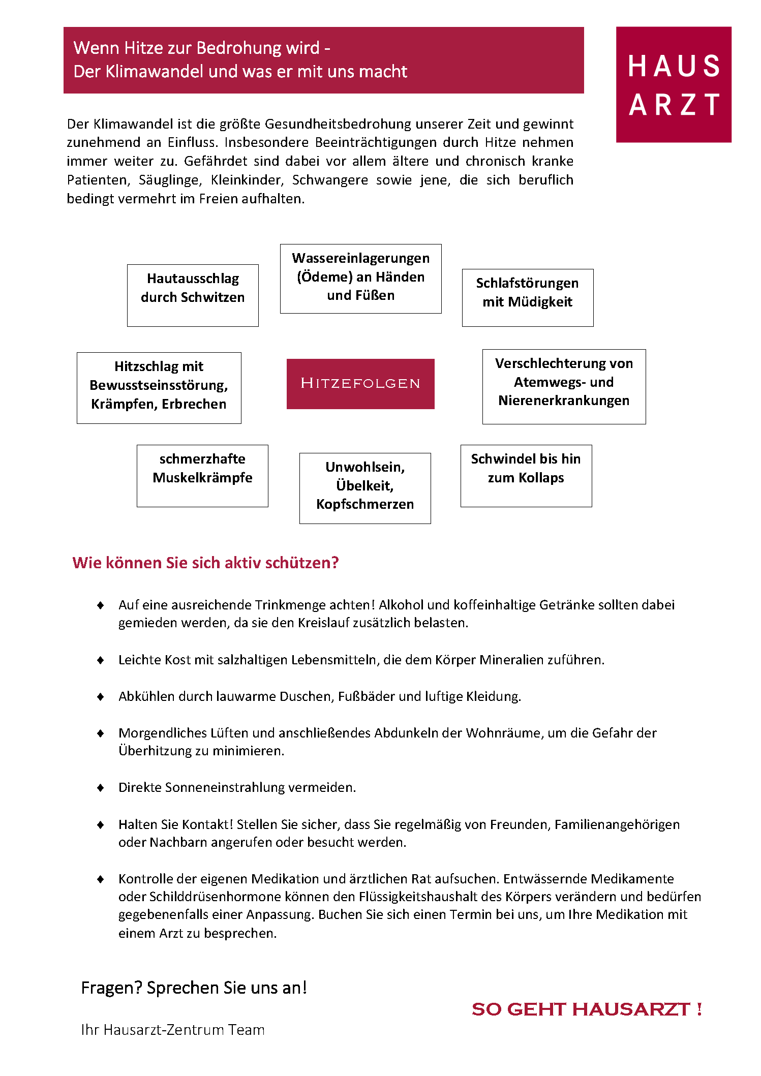 Klimawandel und Gesundheit